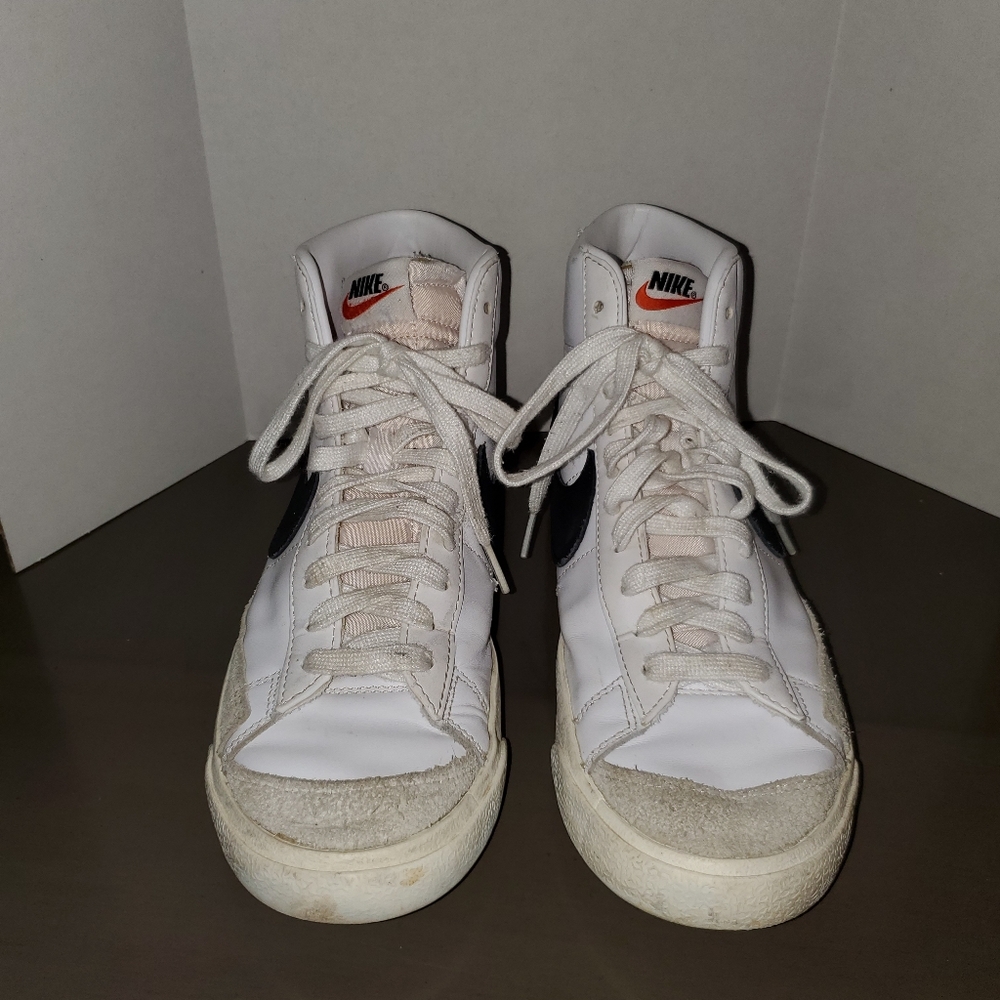Nike Black and White High-Top Sneakers